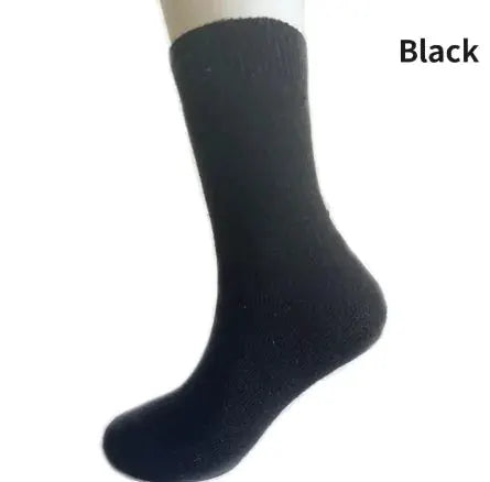 Wool Socks Thickened And Plush Warm Terry Middle Cylinder - Men's Antibacterial Winter Socks by Mead's Supply & Equipment Outfitters limited