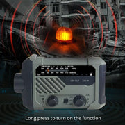 Action Outdoors Limited Multifunction Portable Emergency Radio with Flashlight Multifunction Portable Emergency Radio with Flashlight