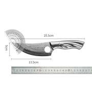 Damascus Stainless Steel Bone Knife For Kitchen Bone cutting knife and cover by China Dropship