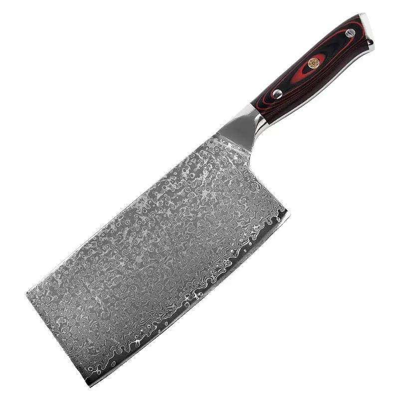Manufacturers Damascus Steel Kitchen Knife Set Combo Damascus Japanese Knife by China Dropship