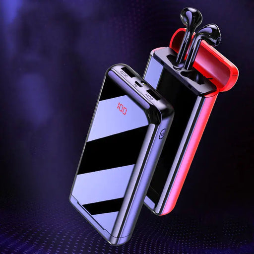 Bluetooth Headphones Power Bank with Display (Stereo) by Mead's Supply & Equipment Outfitters limited
