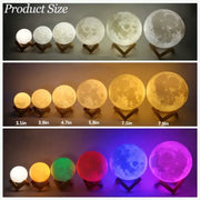 LED Moon Lamp Night Light by Habicare