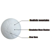 LED Moon Lamp Night Light by Habicare