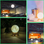 LED Moon Lamp Night Light by Habicare