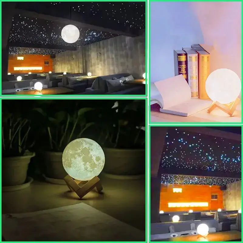 LED Moon Lamp Night Light by Habicare