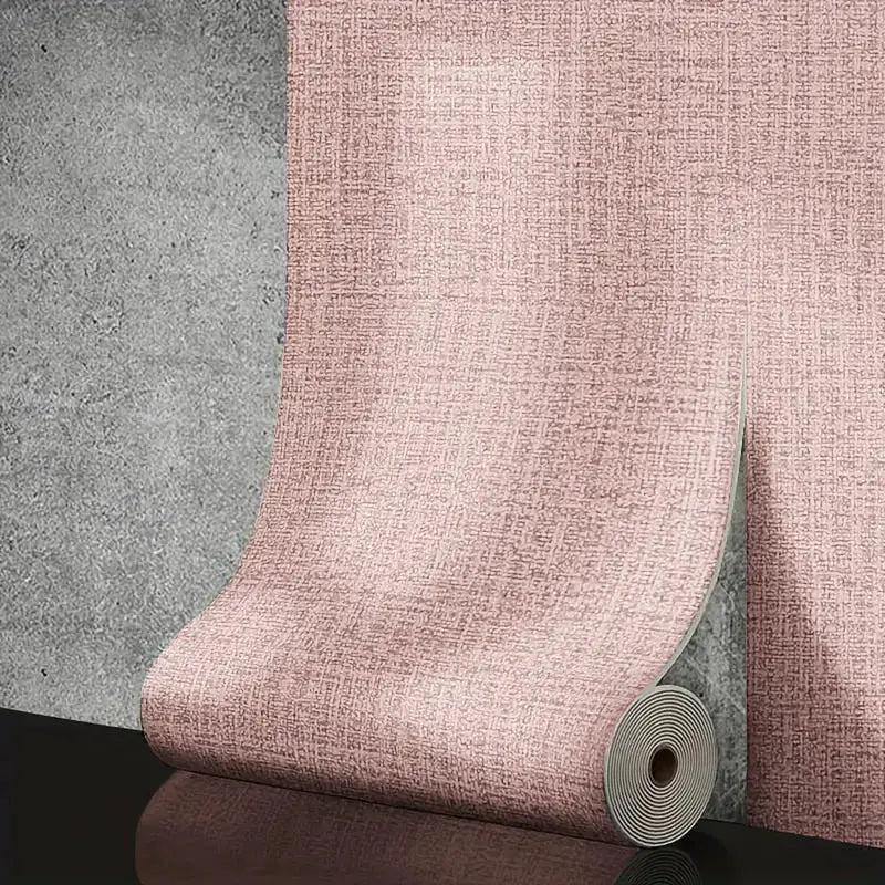 3D Linen Waterproof Self-Adhesive Wall Paper (5 colours available) by Habicare