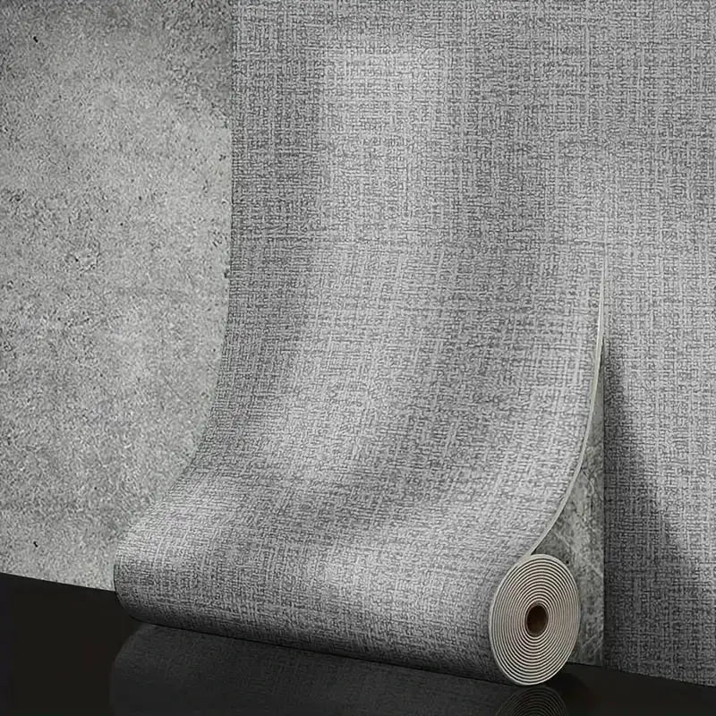 3D Linen Waterproof Self-Adhesive Wall Paper (5 colours available) by Habicare