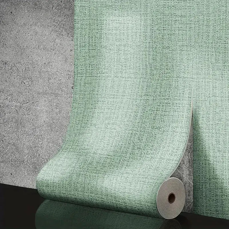 3D Linen Waterproof Self-Adhesive Wall Paper (5 colours available) by Habicare