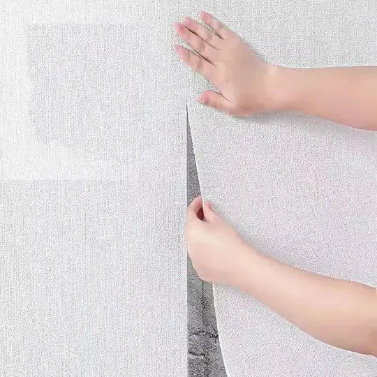 3D Linen Waterproof Self-Adhesive Wall Paper (5 colours available) by Habicare