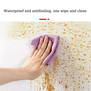 3D Linen Waterproof Self-Adhesive Wall Paper (5 colours available) by Habicare