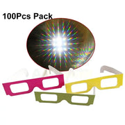 3D Rainbow Diffraction Glasses (100-Pack) by Habicare
