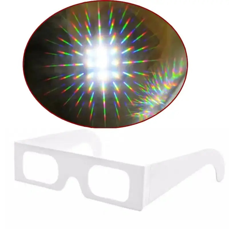 3D Rainbow Diffraction Glasses (100-Pack) by Habicare