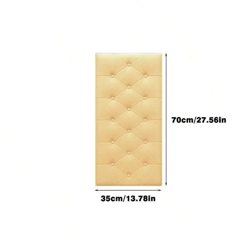 3D Self-Adhesive Foam Wall Stickers (9 colours available) by Habicare