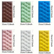 3D Self-Adhesive Foam Wall Stickers (9 colours available) by Habicare