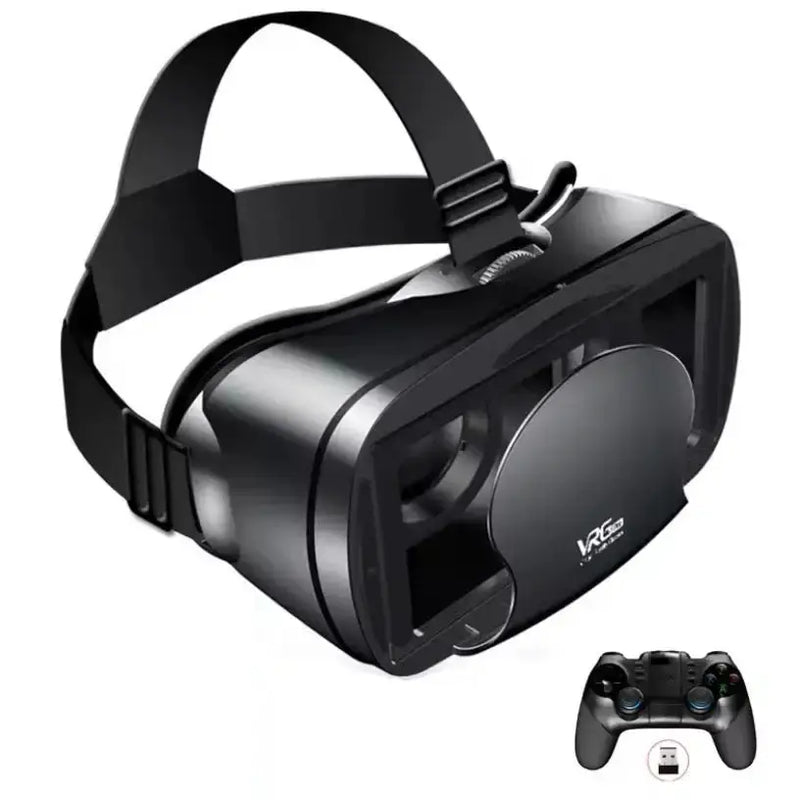 3D VR Headset with Headphones & Controller by Habicare
