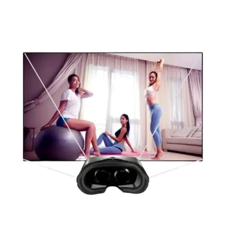 3D VR Headset with Headphones & Controller by Habicare