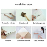 3D Waterproof Wall Stickers (35×35cm) (available in 4Pcs and 12Pcs) by Habicare