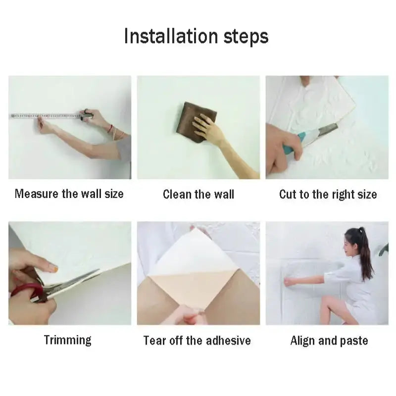 3D Waterproof Wall Stickers (35×35cm) (available in 4Pcs and 12Pcs) by Habicare