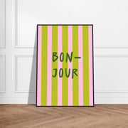 Bonjour by Blank Wall Print Shop