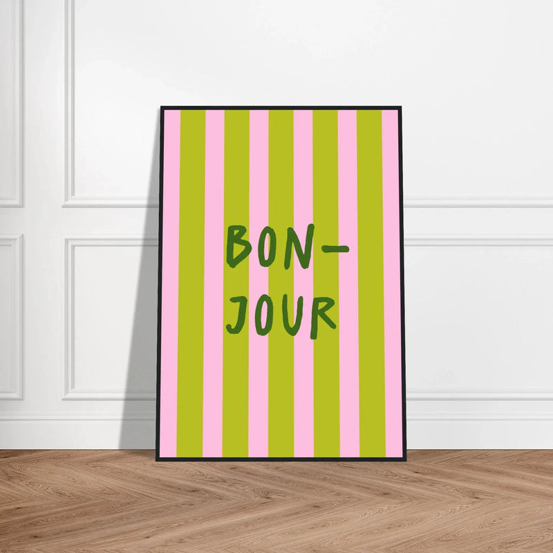 Bonjour by Blank Wall Print Shop
