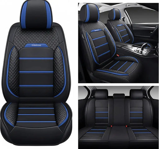 dealonline.co.nz dealonline.co.nz 5 Seater Car Seat Cover Faux Leather Cushion Full Set Front Rear Premium Quality 5 Seater Car Seat Cover Faux Leather Cushion Full Set Front Rear Premium Quality
