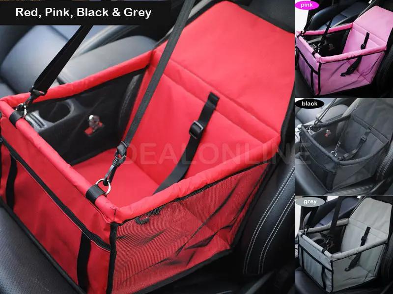 Waterproof Pet Cat Dog Car Seat Cover - Red Premium by dealonline.co.nz