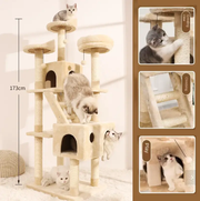 173CM High - Cat Tree House Scratching Post Condo by dealonline.co.nz