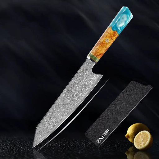 Kitchen Set Knife Damascus Steel Kitchen Knife Kitchen Knife Chef Knife Santoku Knife Japanese Knife Kitchen Tool A by China Dropship