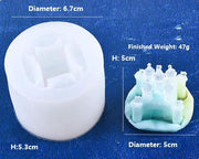 3D Castle and Frame Moulds Silicone Resin Moulds, Making Home Table Decoration by Resin Art NZ