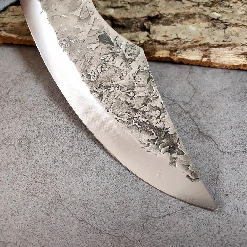 Rusty Manganese Steel Pork Stall Peeling Butcher Knife Cutting knife by China Dropship