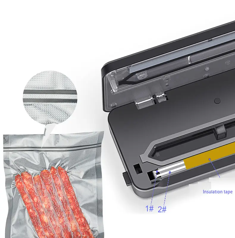 Food Vacuum Sealer Automatic Sealing Machine 70kpa 115w Width 3mm by dealonline.co.nz