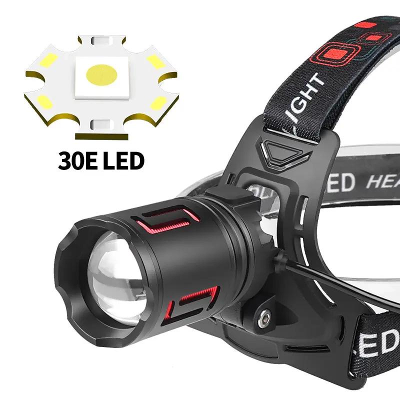 Super Bright LED Camping Headlamp Rechargeable Headlight Head Torch Fishing Light by China Dropship