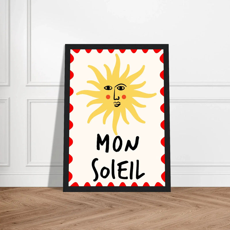 Mon Soleil by Blank Wall Print Shop