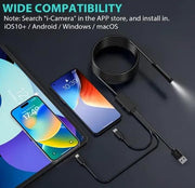 g8buynz 5.5mm 3 in 1 Endoscope Camera with Light for iPhone, Ipad, Android and Windows 5.5mm 3 in 1 Endoscope Camera with Light for iPhone, Ipad, Android and Windows