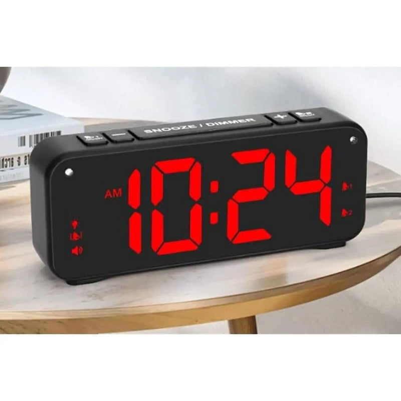 Vibrating 3 in 1 Alarm Clock with Mini Bedshaker by Deafquip
