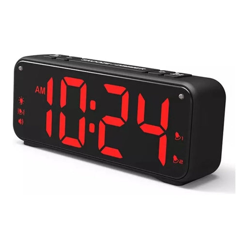 Vibrating 3 in 1 Alarm Clock with Mini Bedshaker by Deafquip