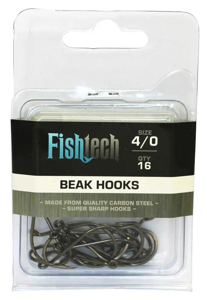 Fishtech Beak Hooks 4/0 (16 per pack) by NZ Diver
