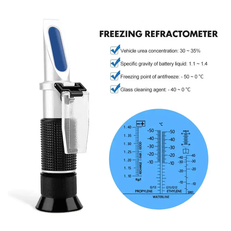 4-in-1 ATC Refractometer – Antifreeze, Coolant, AdBlue & Battery Fluid Tester by Habicare