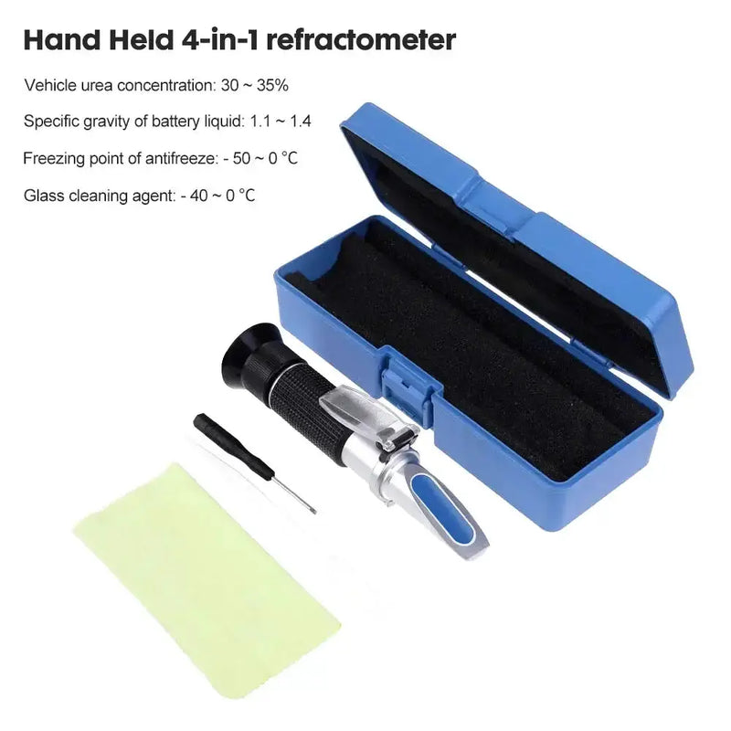 4-in-1 ATC Refractometer – Antifreeze, Coolant, AdBlue & Battery Fluid Tester by Habicare