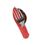 4-in-1 Folding Camping Cutlery Set by Habicare