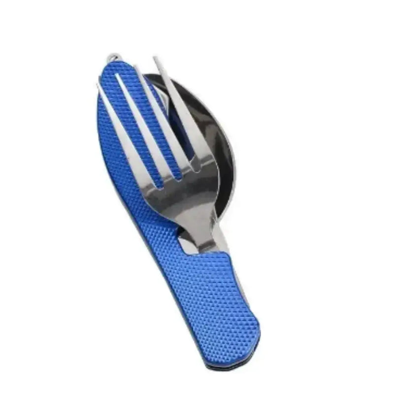 4-in-1 Folding Camping Cutlery Set by Habicare