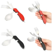 4-in-1 Folding Camping Cutlery Set by Habicare