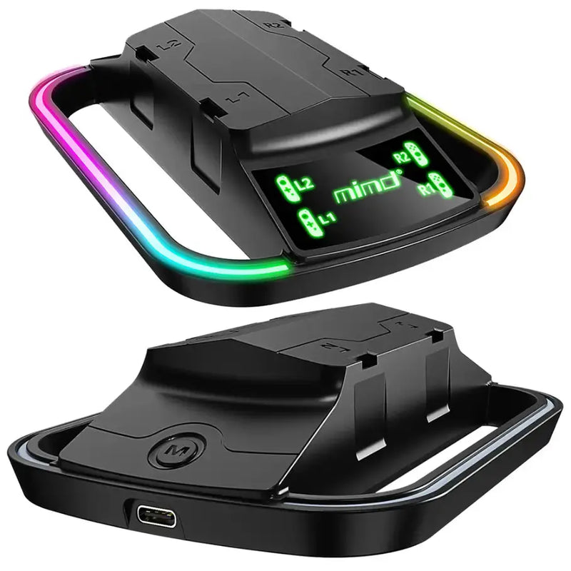 techplus 4-in-1 RGB Charging Dock | Joy-Con Controller Charging Stand for Nintendo Switch Classic 4-in-1 Fast Charger RGB LED Charging | Action Outdoors NZ