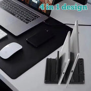 techplus 4-in-1 Vertical Laptop Stand | Multi-Device Desktop Holder for Laptops, Tablets & Notebooks 4-in-1 Vertical Laptop Stand | Multi-Device Desktop Holder for Laptops, Tablets & Notebooks
