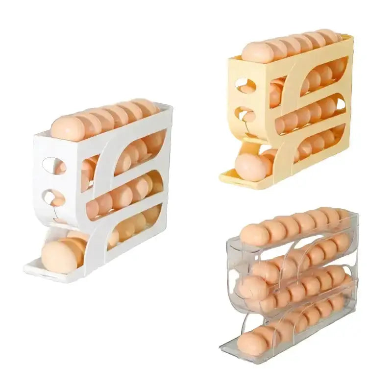 4-Layer Automatic Rolling Egg Holder by Habicare