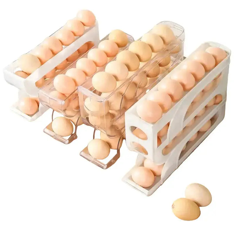 4-Layer Automatic Rolling Egg Holder by Habicare