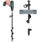 Screw-In Ground Anchors with Swing Adapter & Cross Handle (Pack of 4) by Habicare