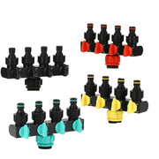 4-Way Garden Water Splitter with European Standard Threads by Habicare