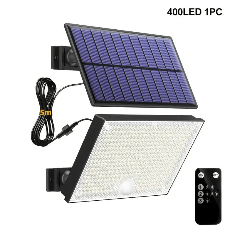 400 LED Solar Motion Sensor Outdoor Security Light by Habicare