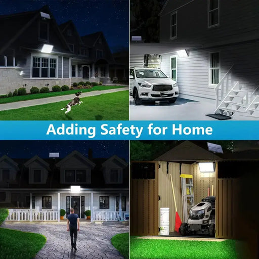 400 LED Solar Motion Sensor Outdoor Security Light by Habicare